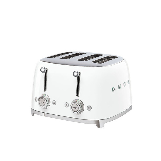 SMEG KENYÉRPIRÍTÓ, retro, 2x2 szeletes, fehér SMEG KENYÉRPIRÍTÓ, retro, 2x2 szeletes, fehér