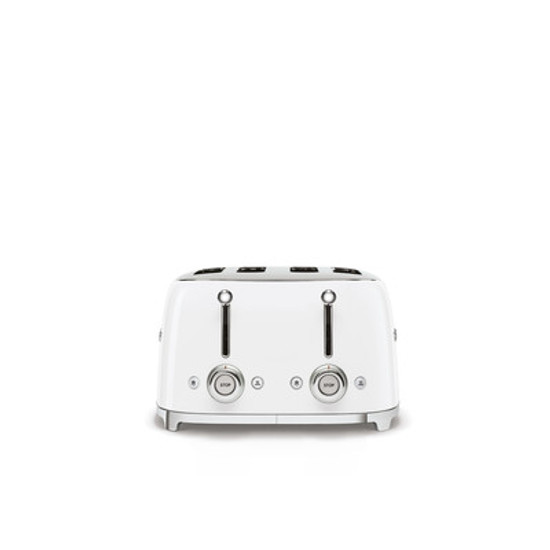 SMEG KENYÉRPIRÍTÓ, retro, 2x2 szeletes, fehér