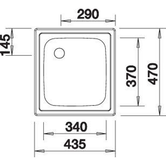 Mosogató BLANCO TOP EE 4X4 mosogatótálca (202458 mos+222458 lef)