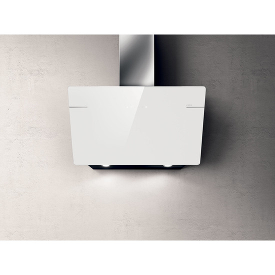 ELICA L`ESSENZA WH/A/90 fali páraelszívó, design, 90 cm, fehér üveg
