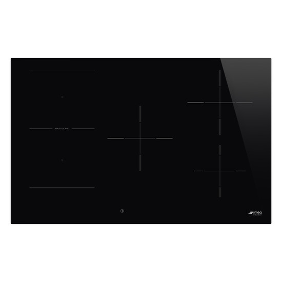 SMEG INDUKCIÓS FŐZŐLAP, Universal design, 80 cm, 5 főzőzóna, 1 MultiZone híd zóna, fekete üveg SMEG INDUKCIÓS FŐZŐLAP, Universal design, 80 cm, 5 főzőzóna, 1 MultiZone híd zóna, fekete üveg