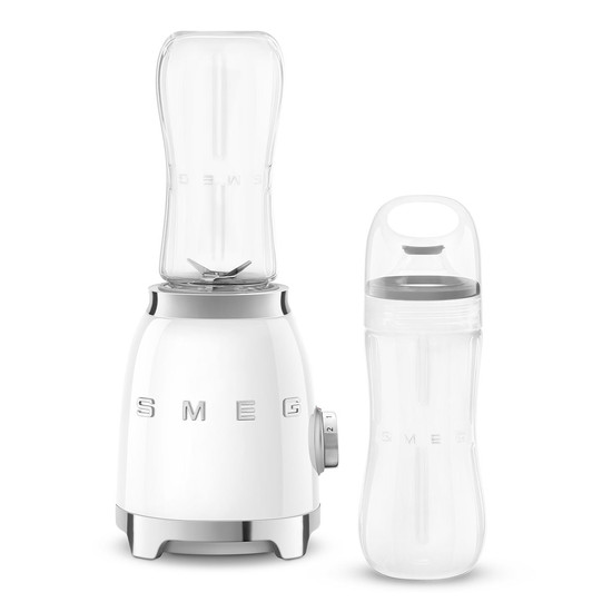 SMEG KOMPAKT TURMIXGÉP, retro, fehér - Extra palackkal SMEG KOMPAKT TURMIXGÉP, retro, fehér - Extra palackkal