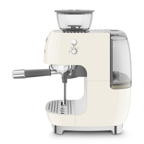 SMEG ŐRLŐVEL KOMBINÁLT ESPRESSO KÁVÉFŐZŐ, retro, bézs