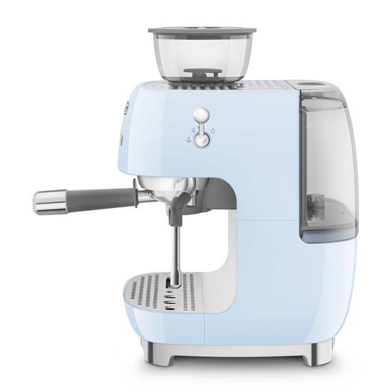 SMEG ŐRLŐVEL KOMBINÁLT ESPRESSO KÁVÉFŐZŐ, retro, világoskék SMEG ŐRLŐVEL KOMBINÁLT ESPRESSO KÁVÉFŐZŐ, retro, világoskék