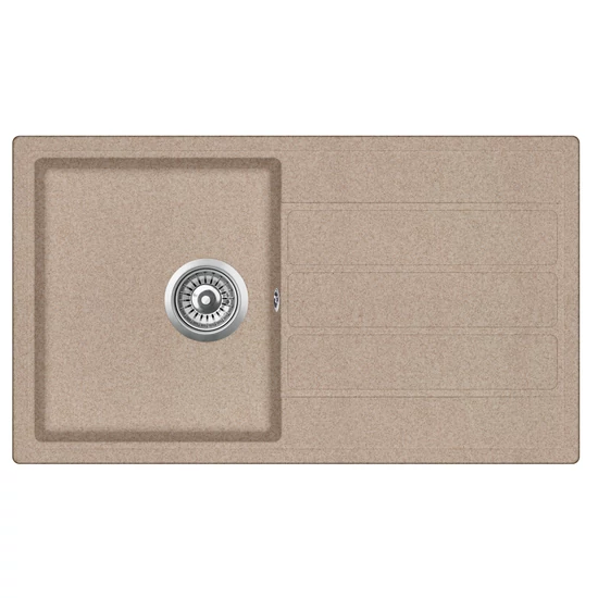 EVIDO Easy 45S gránit mosogató, 760 x 440 mm, avena