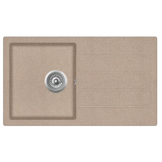 EVIDO Easy 45S gránit mosogató, 760 x 440 mm, avena