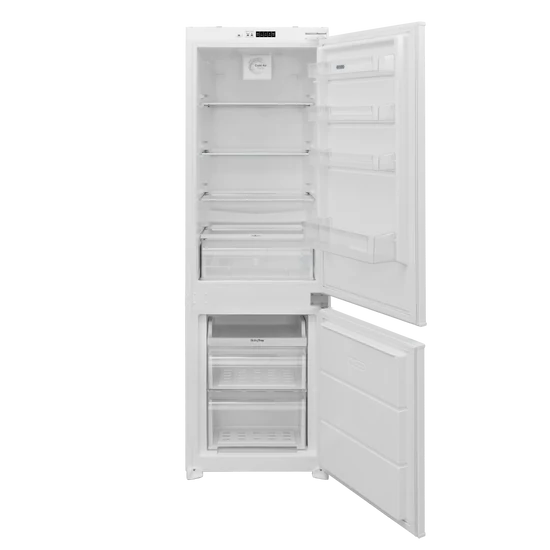 EVIDO IGLOO 332W beépíthető hűtő és fagyasztó, 54x177 cm, 2 ajtós, 242 l, E energiaosztály, fordítható ajtó, fehér