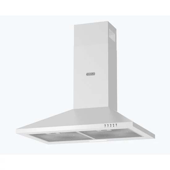 EVIDO TRICOL 60W kürtős fali páraelszívó, 60 cm, fehér