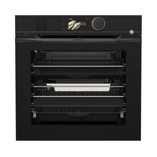 De Dietrich kombinált pirolitikus gőzsütő, 73 l, 19 funkció, 135 auto recept, TFT, heritage