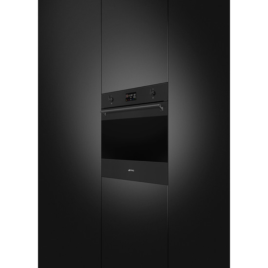 SMEG KOMBINÁLT MIKROHULLÁMÚ SÜTŐ, Classica design, Galileo, 60 cm, ES LCD, matt fekete SMEG KOMBINÁLT MIKROHULLÁMÚ SÜTŐ, Classica design, Galileo, 60 cm, ES LCD, matt fekete