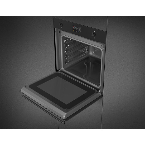 SMEG KOMBINÁLT MIKROHULLÁMÚ SÜTŐ, Classica design, Galileo, 60 cm, ES LCD, matt fekete SMEG KOMBINÁLT MIKROHULLÁMÚ SÜTŐ, Classica design, Galileo, 60 cm, ES LCD, matt fekete