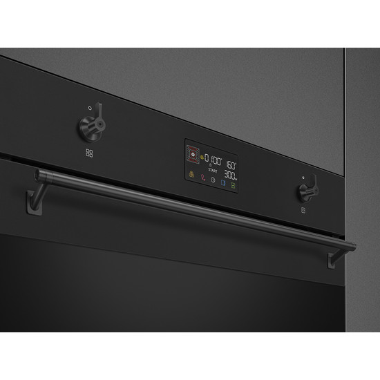 SMEG KOMBINÁLT MIKROHULLÁMÚ SÜTŐ, Classica design, Galileo, 60 cm, ES LCD, matt fekete SMEG KOMBINÁLT MIKROHULLÁMÚ SÜTŐ, Classica design, Galileo, 60 cm, ES LCD, matt fekete