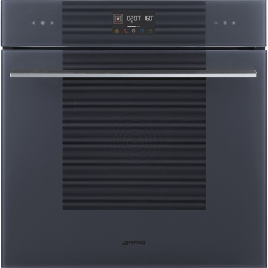 SMEG PIROLITIKUS HŐLÉGKEVERÉSES SÜTŐ, Linea design, Galileo, 60 cm, ES LCD, neptune szürke üveg SMEG PIROLITIKUS HŐLÉGKEVERÉSES SÜTŐ, Linea design, Galileo, 60 cm, ES LCD, neptune szürke üveg