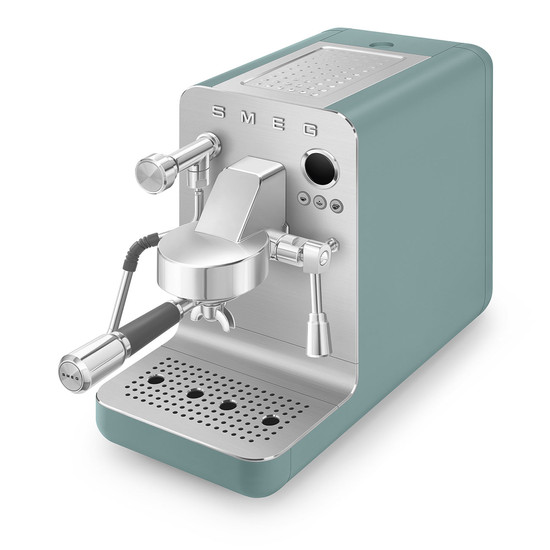 SMEG MINIPRO FÉLPROFESSZIONÁLIS KÁVÉFŐZŐ, Collezione design, matt smaragdzöld