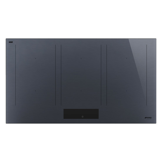 SMEG INDUKCIÓS FŐZŐLAP, Linea design, 90 cm, 6 főzőzóna, 3 MultiZone híd zóna, neptune szürke üveg