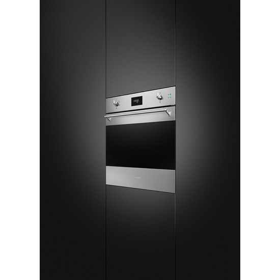 SMEG KOMBINÁLT SÜTŐ, GŐZFUNKCIÓVAL, Classica design, Galileo, 60 cm, CS LCD, inox SMEG KOMBINÁLT SÜTŐ, GŐZFUNKCIÓVAL, Classica design, Galileo, 60 cm, CS LCD, inox