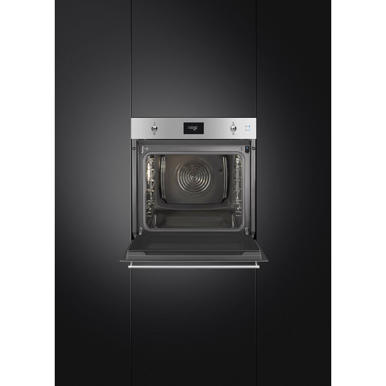 SMEG KOMBINÁLT SÜTŐ, GŐZFUNKCIÓVAL, Classica design, Galileo, 60 cm, CS LCD, inox SMEG KOMBINÁLT SÜTŐ, GŐZFUNKCIÓVAL, Classica design, Galileo, 60 cm, CS LCD, inox