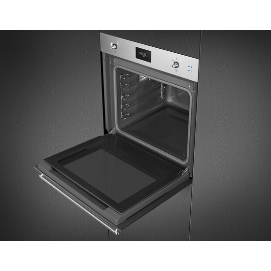 SMEG KOMBINÁLT SÜTŐ, GŐZFUNKCIÓVAL, Classica design, Galileo, 60 cm, CS LCD, inox SMEG KOMBINÁLT SÜTŐ, GŐZFUNKCIÓVAL, Classica design, Galileo, 60 cm, CS LCD, inox