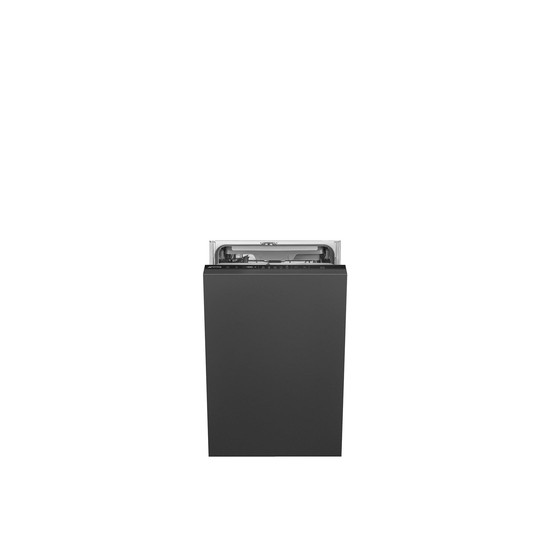 SMEG TELJESEN BEÉPÍTHETŐ MOSOGATÓGÉP, 45 cm, 10 teríték, 8 funkció, 2 hőmérséklet, 46dB SMEG TELJESEN BEÉPÍTHETŐ MOSOGATÓGÉP, 45 cm, 10 teríték, 8 funkció, 2 hőmérséklet, 46dB