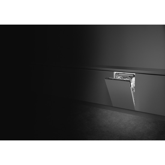 SMEG TELJESEN BEÉPÍTHETŐ MOSOGATÓGÉP, 45 cm, 10 teríték, 8 funkció, 2 hőmérséklet, 46dB SMEG TELJESEN BEÉPÍTHETŐ MOSOGATÓGÉP, 45 cm, 10 teríték, 8 funkció, 2 hőmérséklet, 46dB