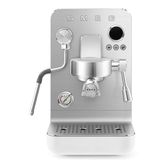 SMEG MINIPRO FÉLPROFESSZIONÁLIS KÁVÉFŐZŐ, Collezione design, matt fehér