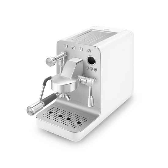 SMEG MINIPRO FÉLPROFESSZIONÁLIS KÁVÉFŐZŐ, Collezione design, matt fehér