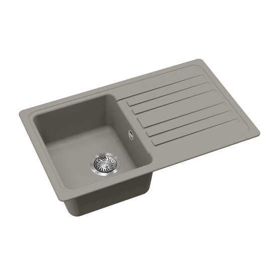 EVIDO Home 45S gránit mosogató, 765 x 460mm, platina EVIDO Home 45S gránit mosogató, 765 x 460mm, platina