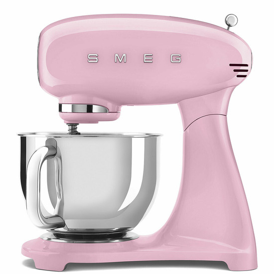 SMEG KONYHAI ROBOTGÉP, retro, rózsaszín test és talp SMEG KONYHAI ROBOTGÉP, retro, rózsaszín test és talp