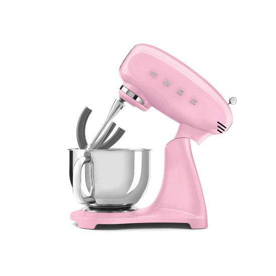 SMEG KONYHAI ROBOTGÉP, retro, rózsaszín test és talp SMEG KONYHAI ROBOTGÉP, retro, rózsaszín test és talp