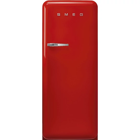 SMEG KOMBINÁLT HŰTŐ ÉS FAGYASZTÓ, retro, 60,1x150 cm, jobb oldali pántok, piros