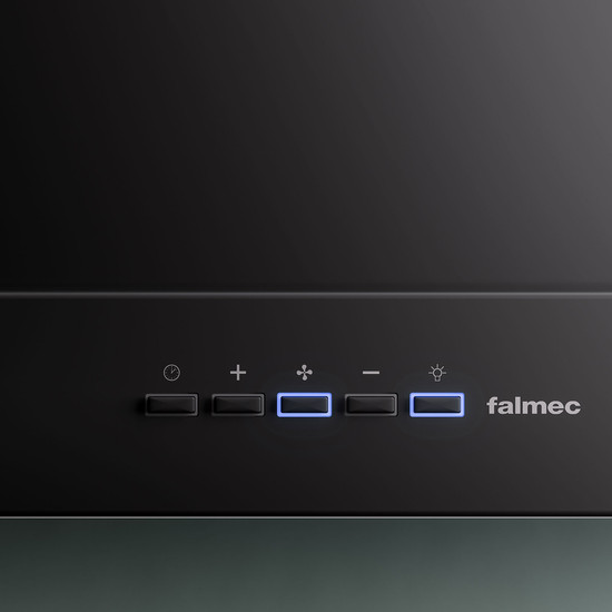 FALMEC MERCURIO EVO fali páraelszívó, 60 cm, fekete