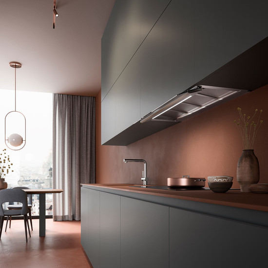 FALMEC VIRGOLA TOUCH NRS beépíthető páraelszívó, 90 cm, inox