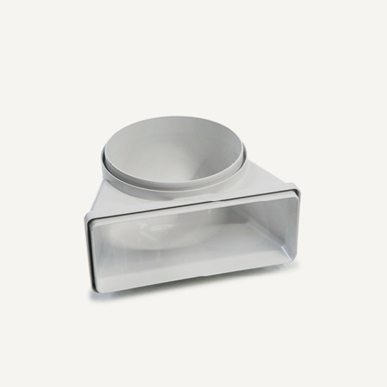 Falmec átalakító könyök idom 90°, D=150mm / 220x90 mm