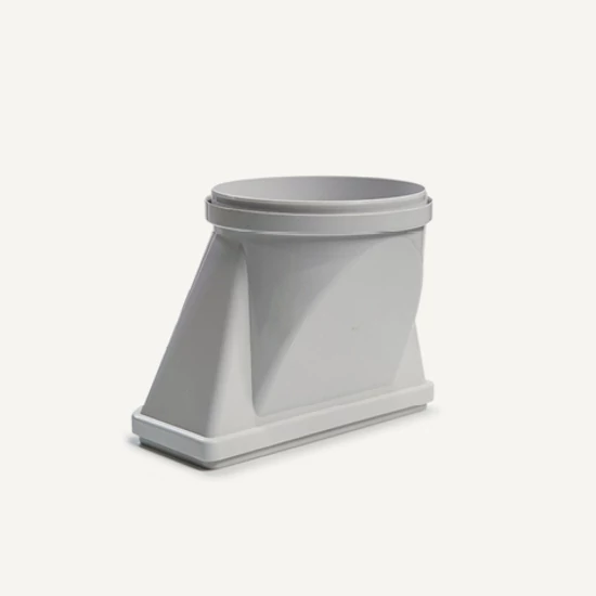 Falmec átalakító csatlakozó/toldó idom, D=150mm / 220x90 mm