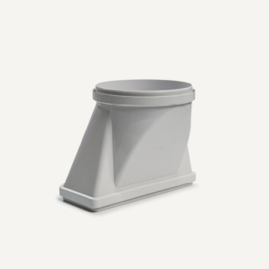 Falmec átalakító csatlakozó/toldó idom, D=150mm / 220x90 mm