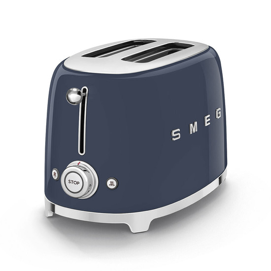 SMEG KENYÉRPIRÍTÓ, retro, 2 szeletes, tengerészkék SMEG KENYÉRPIRÍTÓ, retro, 2 szeletes, tengerészkék