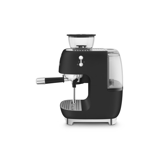 SMEG ŐRLŐVEL KOMBINÁLT ESPRESSO KÁVÉFŐZŐ, retro, matt fekete SMEG ŐRLŐVEL KOMBINÁLT ESPRESSO KÁVÉFŐZŐ, retro, matt fekete
