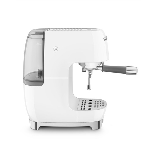 SMEG ESPRESSO KÁVÉFŐZŐ COLD BREW FUNKCIÓVAL, retro, fehér