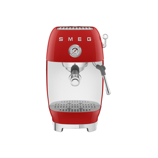 SMEG ESPRESSO KÁVÉFŐZŐ COLD BREW FUNKCIÓVAL, retro, piros