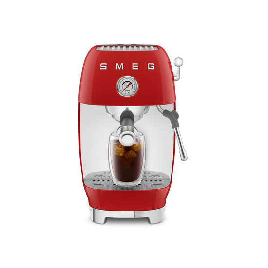 SMEG ESPRESSO KÁVÉFŐZŐ COLD BREW FUNKCIÓVAL, retro, piros SMEG ESPRESSO KÁVÉFŐZŐ COLD BREW FUNKCIÓVAL, retro, piros
