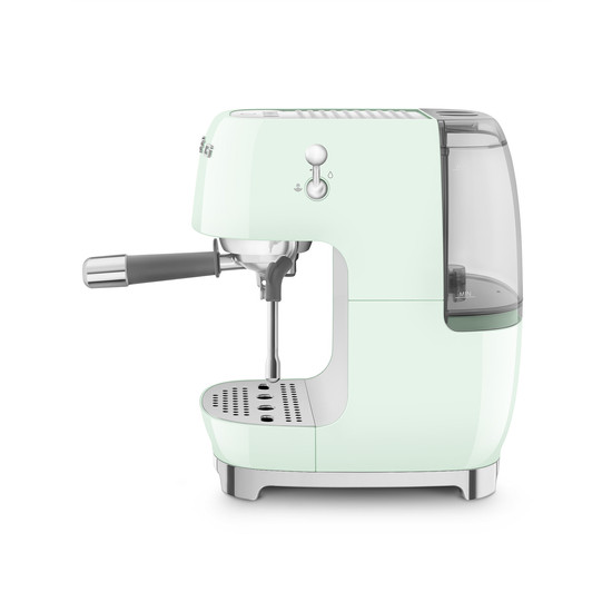 SMEG ESPRESSO KÁVÉFŐZŐ COLD BREW FUNKCIÓVAL, retro, világoszöld