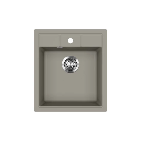 EVIDO Easy 45 gránit mosogató, 515 x 460 mm, platina