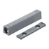 B 956A1201 Tip-on egyenes adapter hosszú Szürke