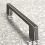 Imagine 2/3 - Bútorfogantyú Enuca 160mm antracit/króm fényes Tulip-1|||Bútorfogantyú Enuca 160mm antracit/króm fényes Tulip-2