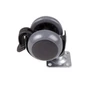 Imagine 1/2 - Bútorgörgő 311/MF.050 FÉKEZŐS TALPAS 50mm  35kg FEKETE-SZÜRKE