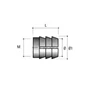 Imagine 2/2 - Dübel Expando M4 BU11 átm.: 8x10mm natur-1