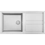 Imagine 1/3 - Elleci Best 480 gránit mosogató G68 Bianco Titano 980x480mm