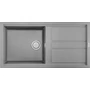 Imagine 1/3 - Elleci Best 480 gránit mosogató M79 Aluminium 980x480mm