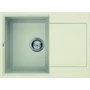 Imagine 1/3 - Elleci Easy 135 gránit mosogató G62 Bianco Antico 660x480mm