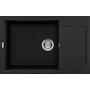 Imagine 1/3 - Elleci Easy 310 gránit mosogató G40 Full Black 760x480mm